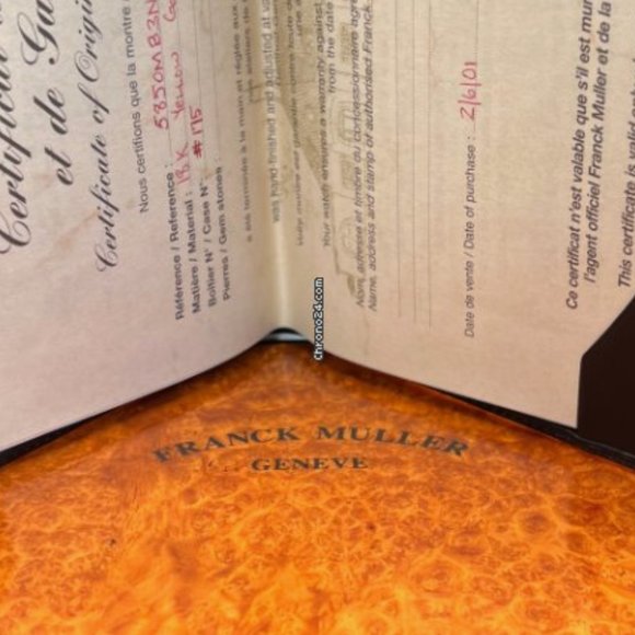 Franck Muller Master Banker 5850MB  | 2001 Original Box and Papers - Picture 5 of 16